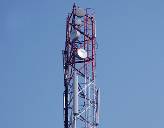 40 m Monopole Designed, Supplied and Installed for Ericsson at Bengaluru Airport, India