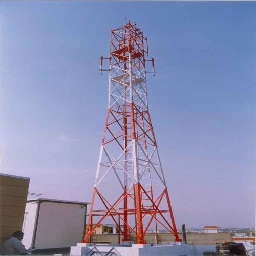 40 m Monopole Designed, Supplied and Installed for Ericsson at Bengaluru Airport, India