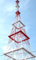 149 m FM Tower Designed, Fabricated, Supplied and Installed for BECIL at Hyderabad, AP, India